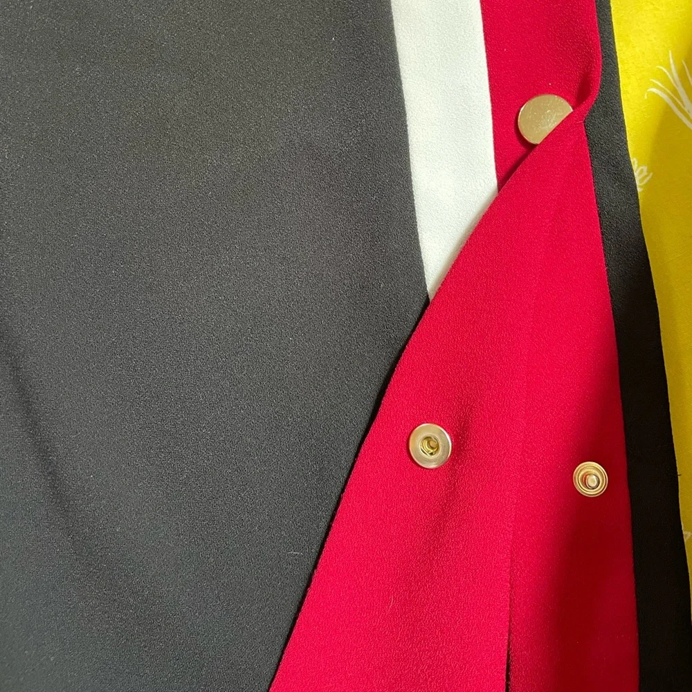 Zara Black Track Pants with Red and White Stripes - Picture 4 of 6